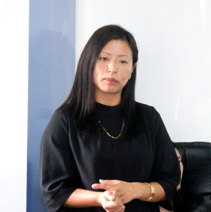 Dr Esther Kath, District Programme Officer (DPO) CD-1 cum District Vector-Borne Officer (DVBO) addressing the gathering on June 27. (Morung Photo)